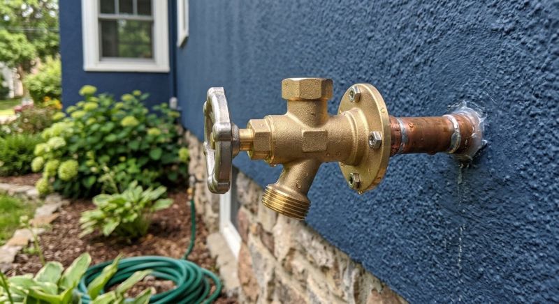 Outdoor Spigot Installation